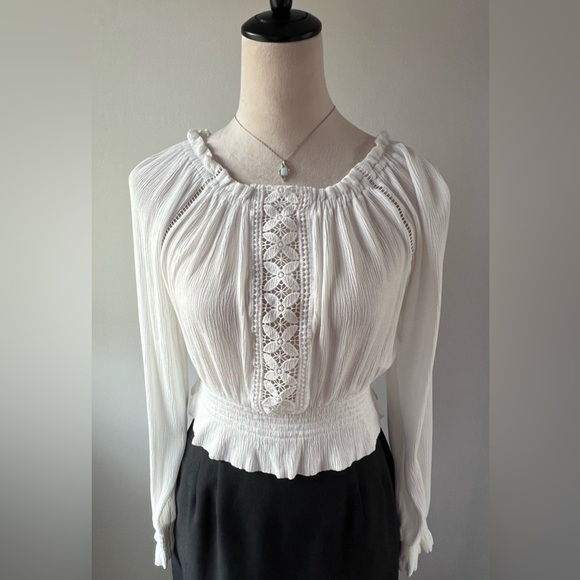 H&M White Bohemian Top - Picture 2 of 8
